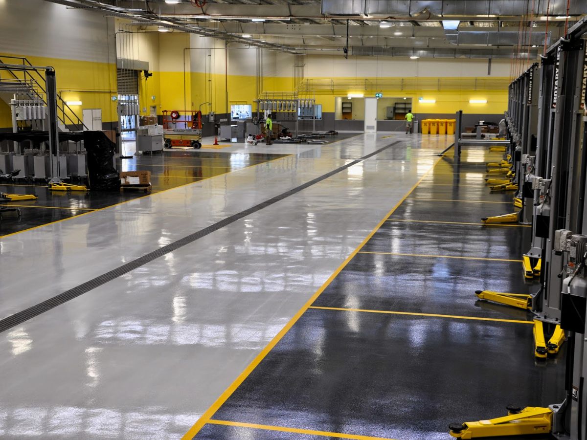 Photo inspiration: Picture Idea: Workshop Floor Coating Epoxy Systems For Workshops