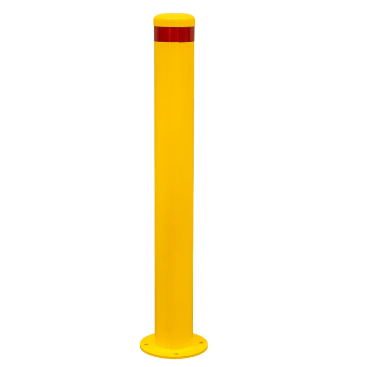 1200mm high surface mount yellow bollard - Epoxy warehouse