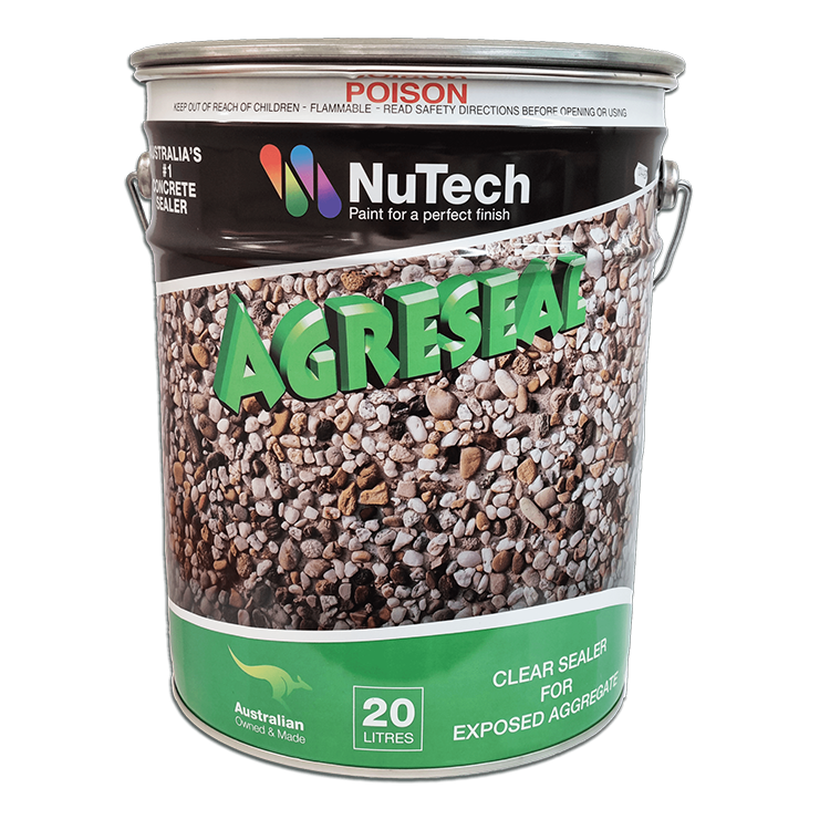 Nutech Agreseal Clear for clear protective coating.