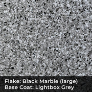 Black Marble Epoxy Flake