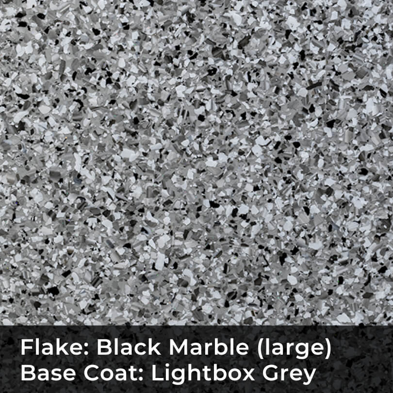 Black Marble Epoxy Flake