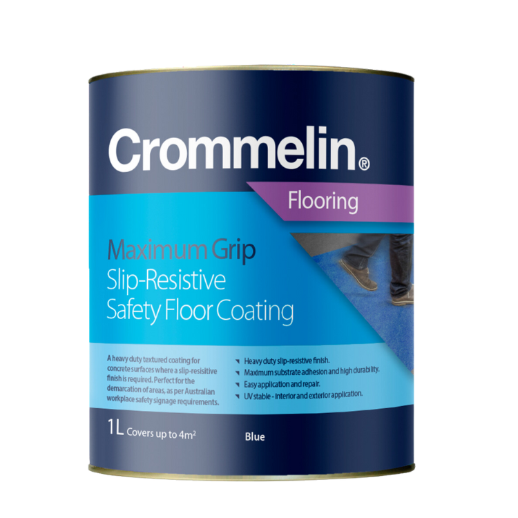Crommelin Maximum Grip Non Slip Concrete Coating - 4L