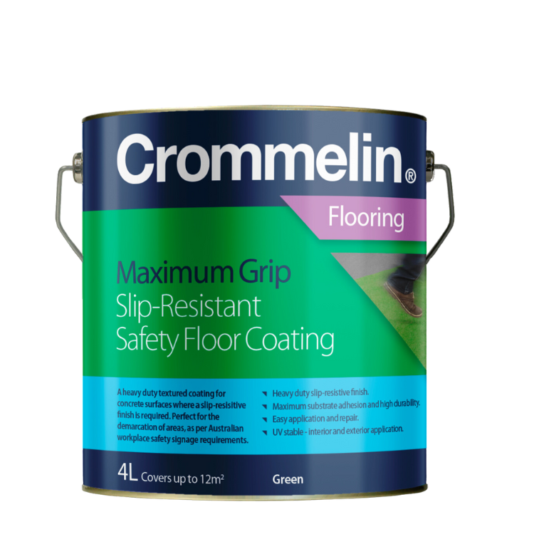 Crommelin Maximum Grip Non Slip Concrete Coating - 4L