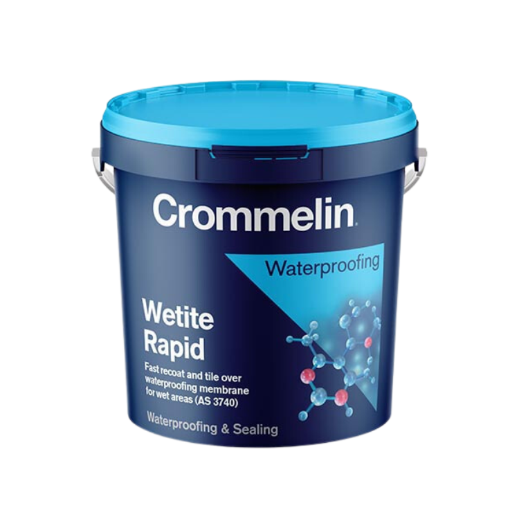 Fast-drying waterproofing membrane – Crommelin Wetite Rapid