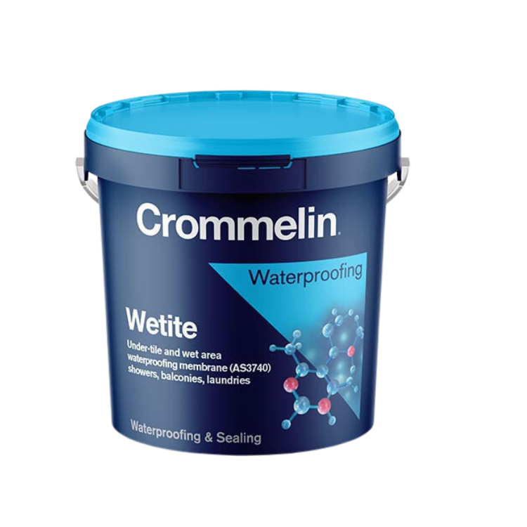 Wet area waterproofing membrane – Crommelin Wetite