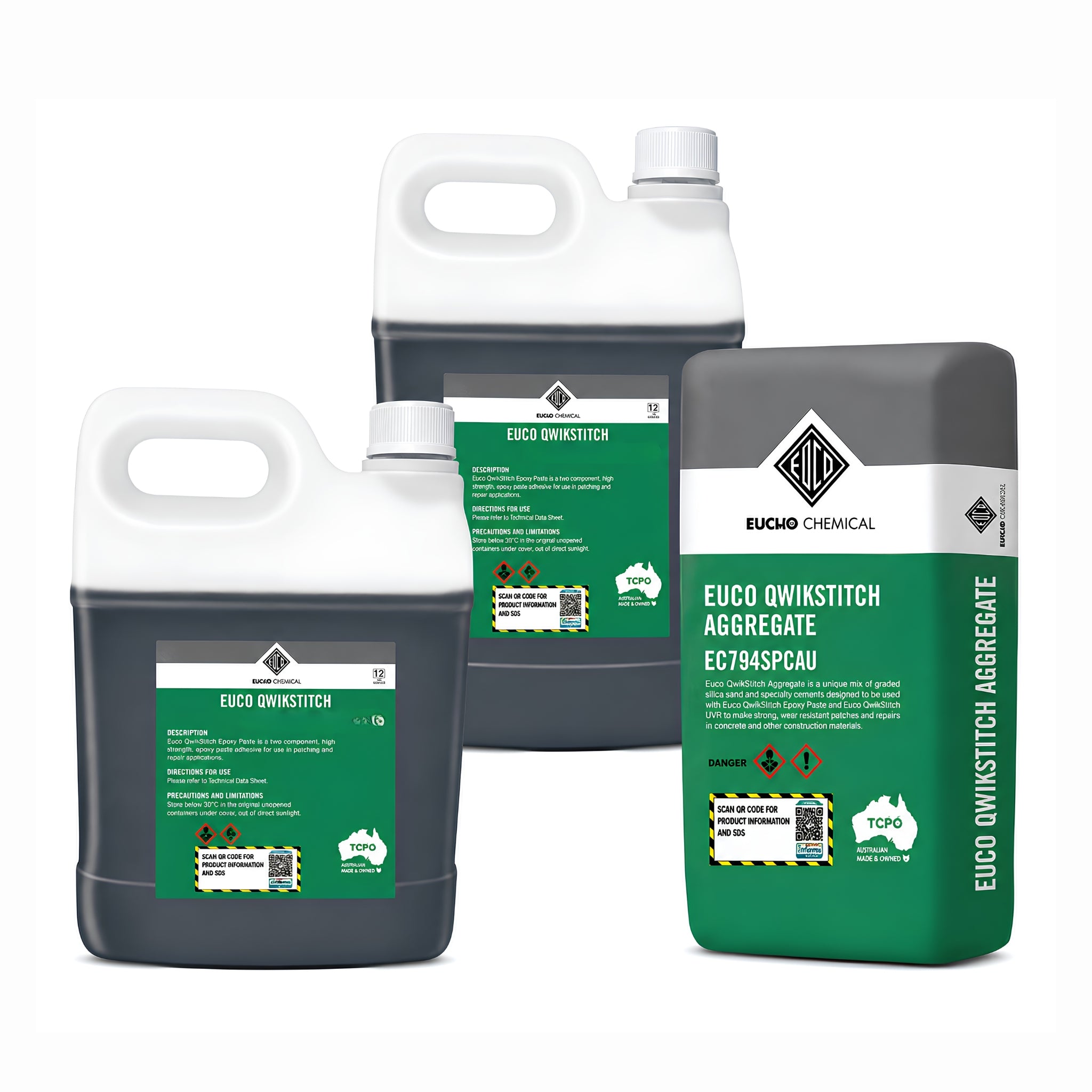Tremco EUCO QWIKstitch Concrete Repair Mortar