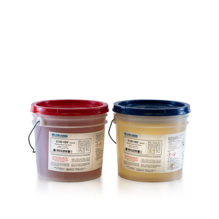 Elite Crete Systems E100 Series VB5 for durable epoxy coatings.