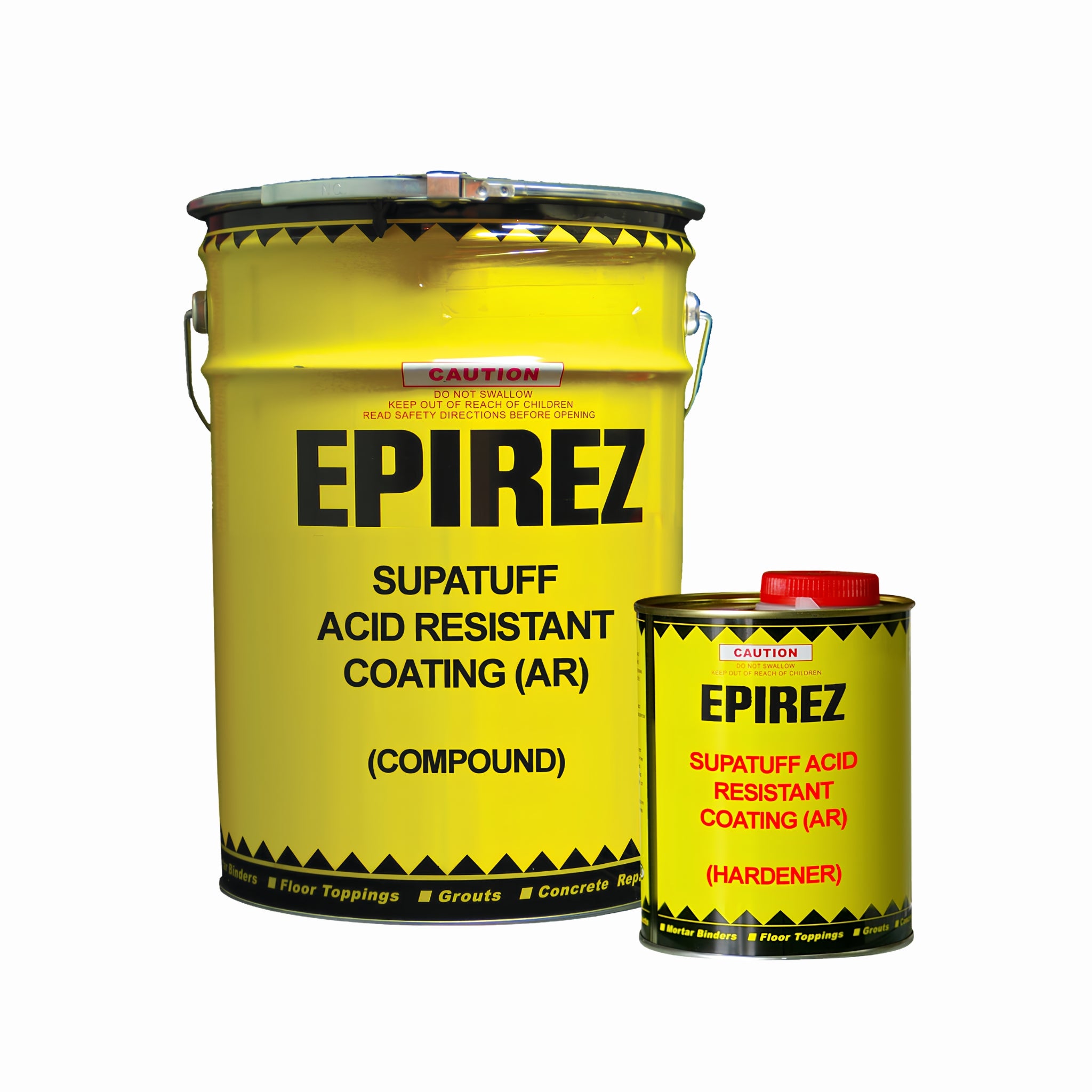 Epirez Supatuff Acid Resistant Epoxy Coating 16L Grey