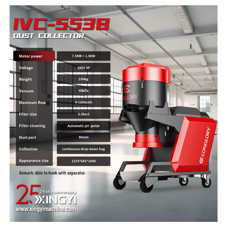 Xingyi IVC-553B Industrial Dust Collector specification