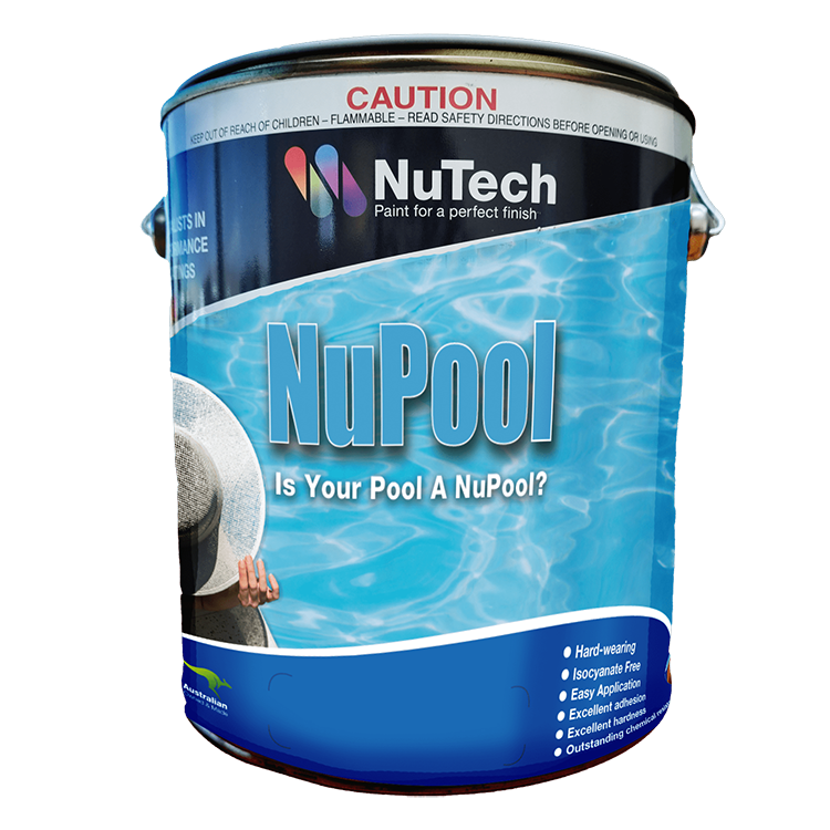 Nupool Chlorinated Rubber for swimming pool coatings.