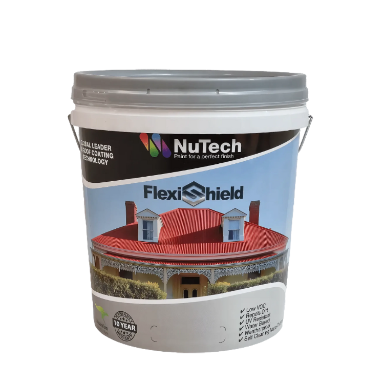 Nutech Flexishield Roof Coating 15L for metal roofing
