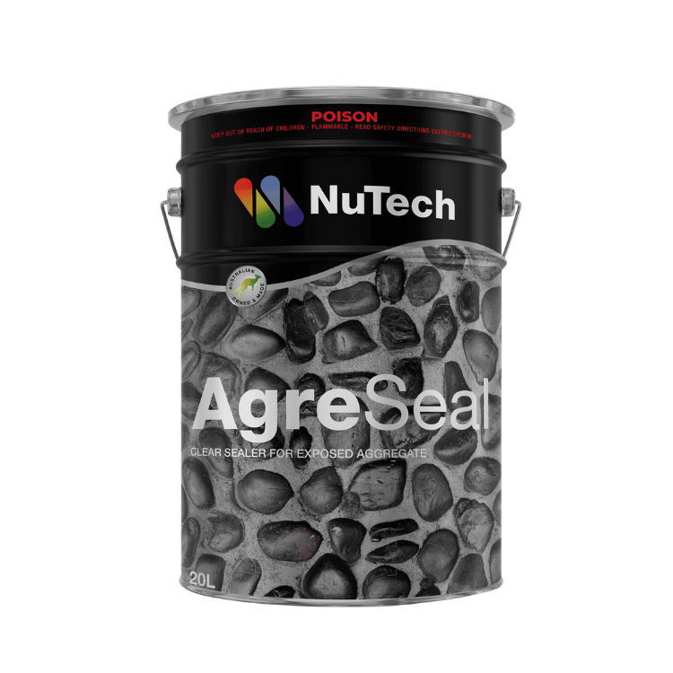 Nutech Agreseal Wet Look Exposed Aggregate Sealer Clear 20L
