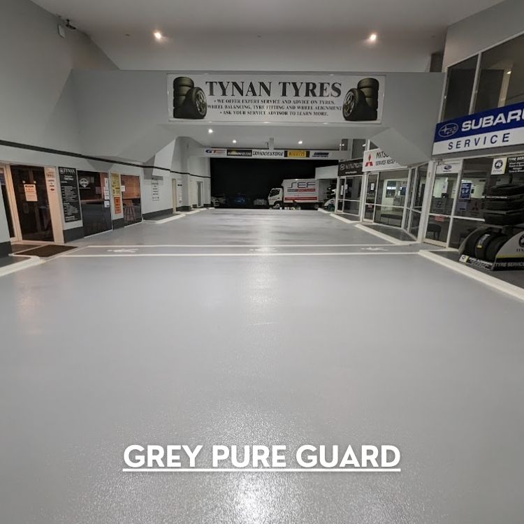Pure Guard 100% Solids Clear Polyaspartic Coating 8L Kit - UV Stable Floor Coating