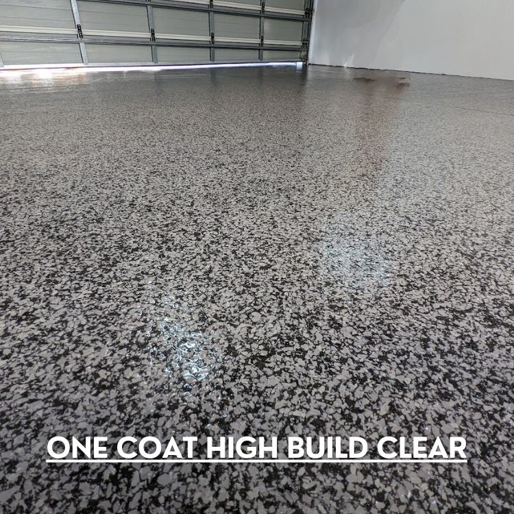 Pure Guard 100% Solids Clear Polyaspartic Coating 8L Kit - UV Stable Floor Coating