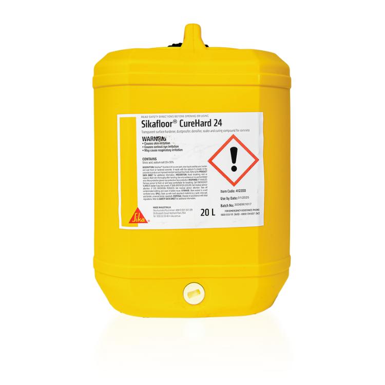 Sikafloor Curehard 24 for concrete surface hardening and dustproofing