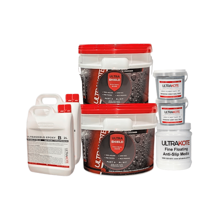 Solid Colour Epoxy Flooring Package for Garages Epoxy warehouse