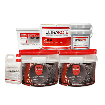 Partial Epoxy Flake Floor Package for Garages