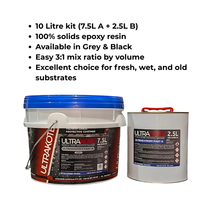 Ultrakote ULTRABARRIER  Epoxy Moisture Barrier 10L