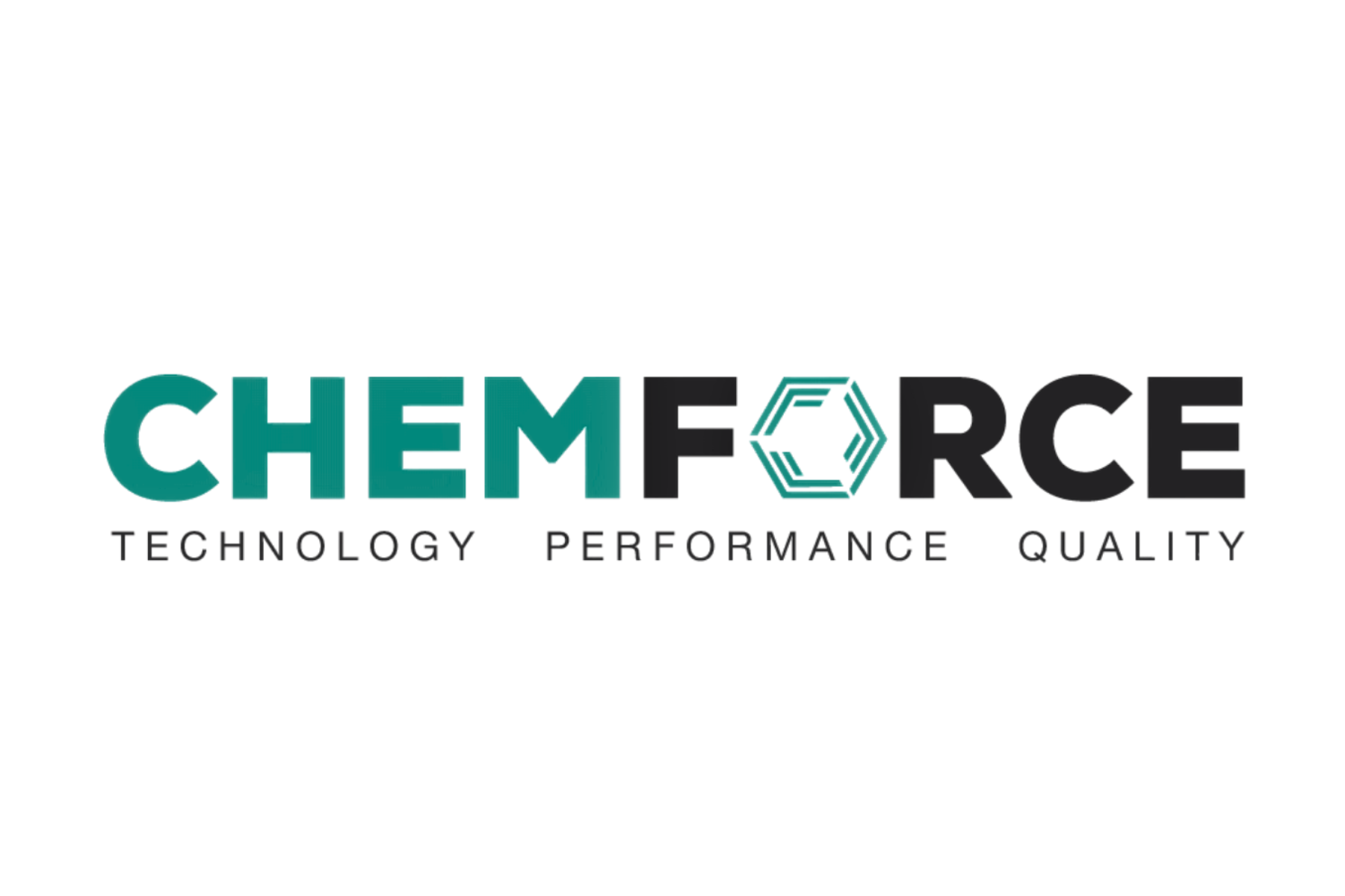 ChemForce logo with text 'Technology Performance Quality' on a white background