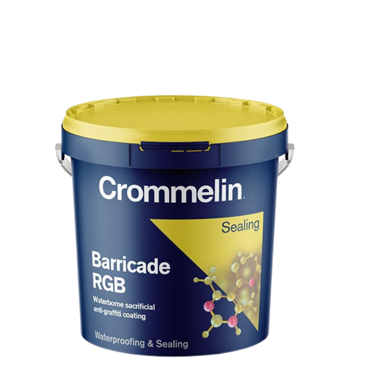Crommelin Barricade RGB Anti Graffiti Coating for concrete surfaces