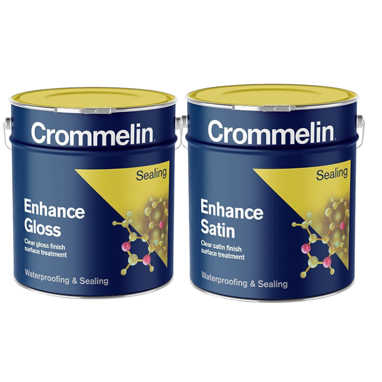 Clear concrete sealer – Crommelin Enhance Gloss & Satin