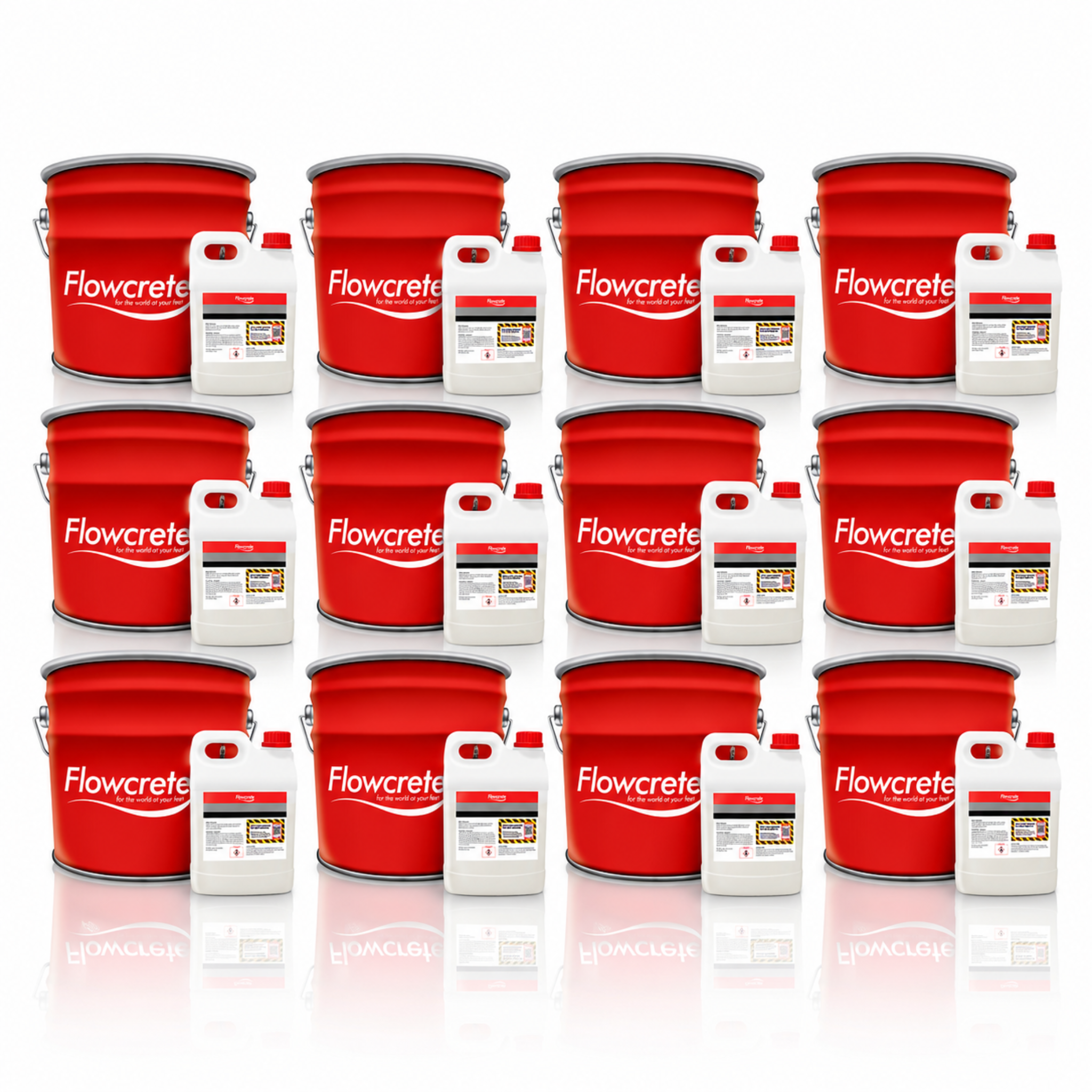 300SQM Two Coats Flowcoat OP Epoxy Floor Coating Package