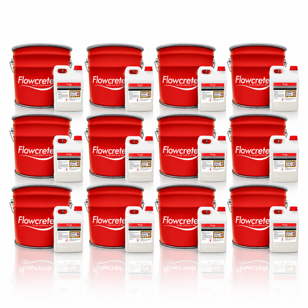 300SQM Two Coats Flowcoat OP Epoxy Floor Coating Package