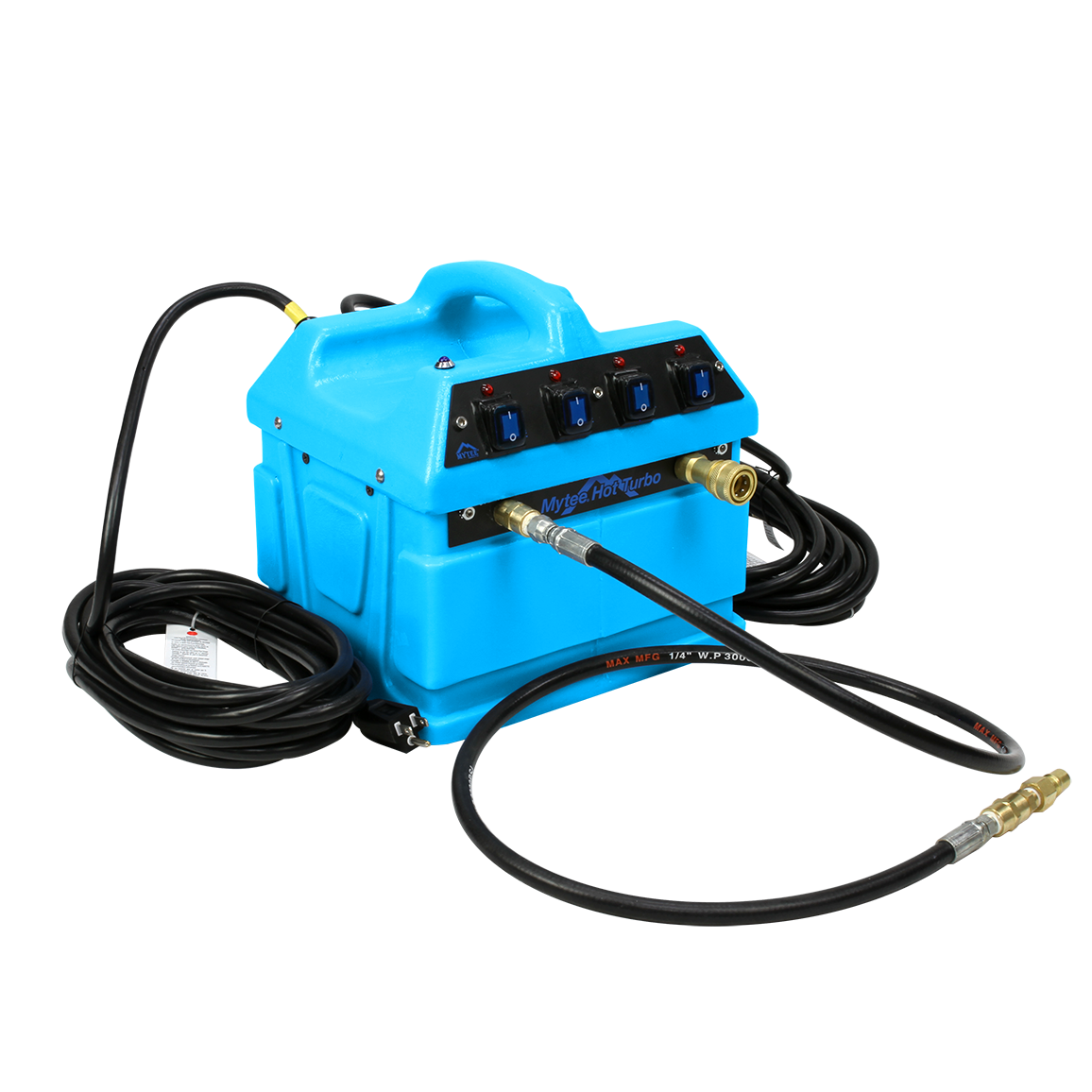 Mytee Portable Inline Heater for hot water carpet and upholstery cleaning.