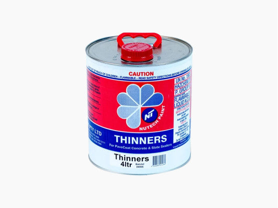 Nutech PaveCoat Thinners for easy application and cleaning