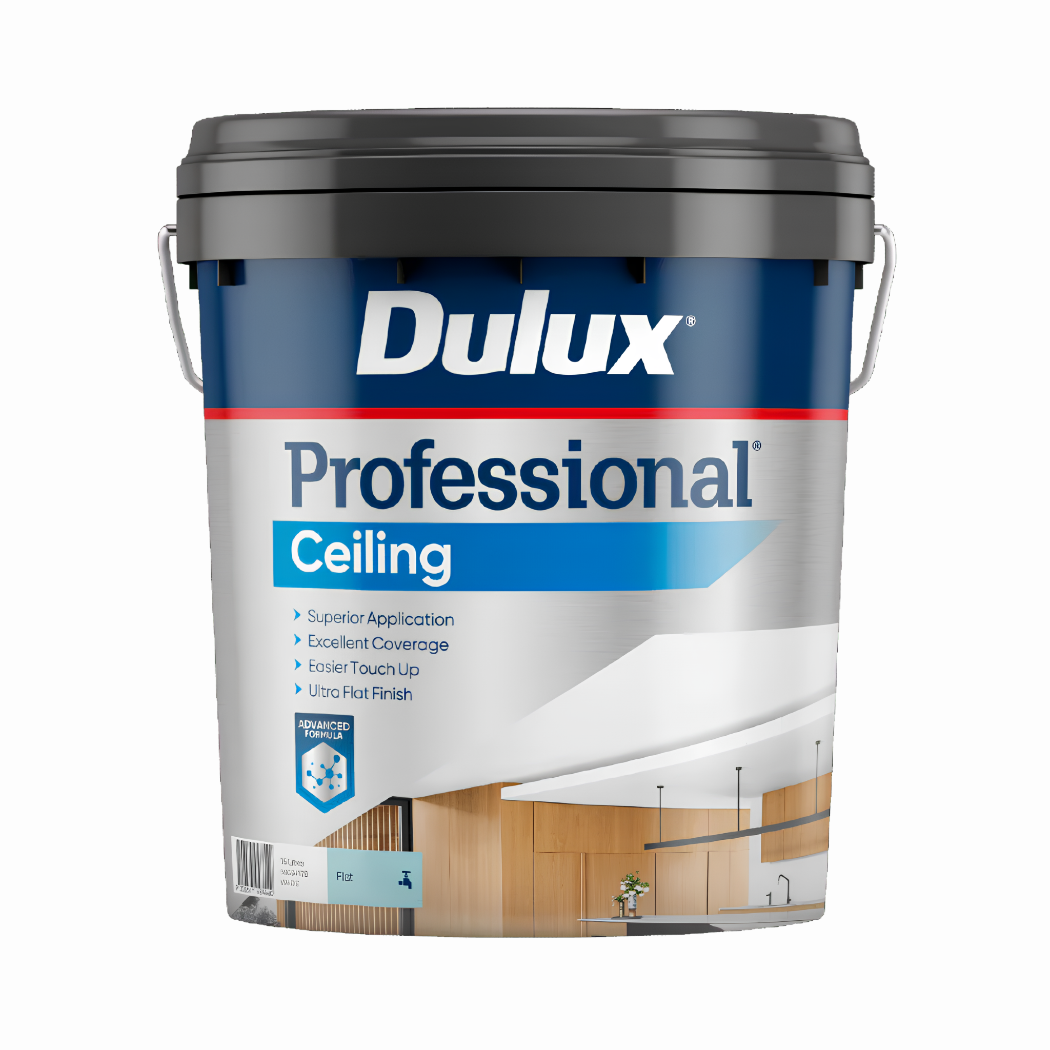 Dulux Professional Ceiling Paint 15L Flat White