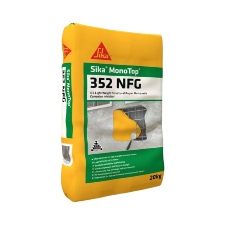 Sika MonoTop 352NFG 20kg for concrete repair and protection