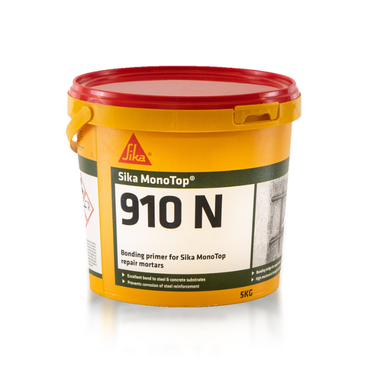 Sika Monotop 910N for bonding and corrosion protection in concrete repairs