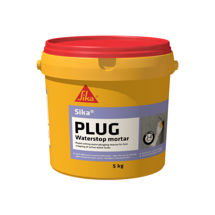 Sika Plug for fast-setting hydraulic repair