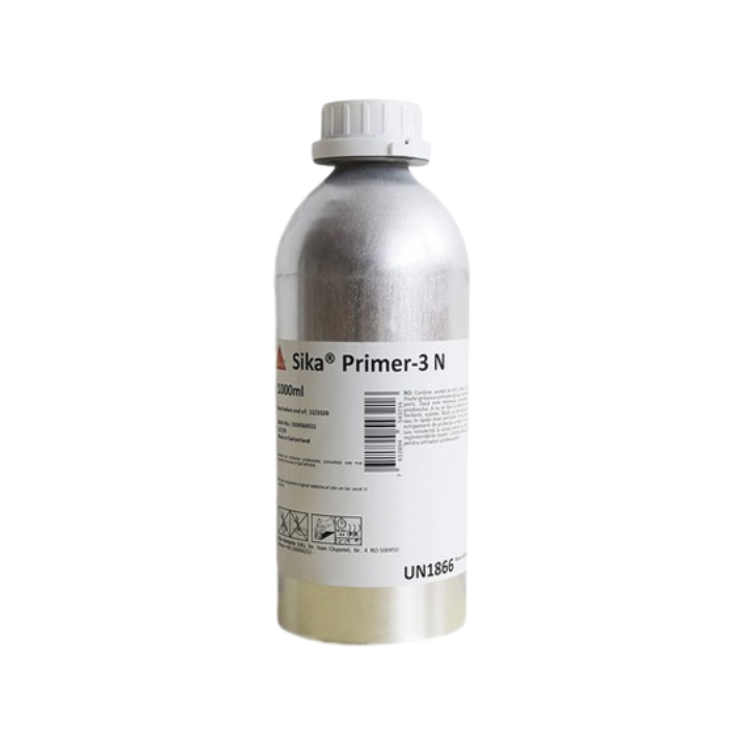 Sika Primer 3 N for surface preparation before adhesive application