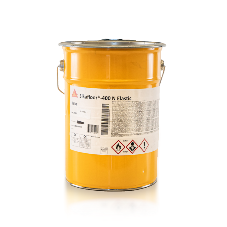 Sikafloor 400N Elastic for flexible waterproof flooring.