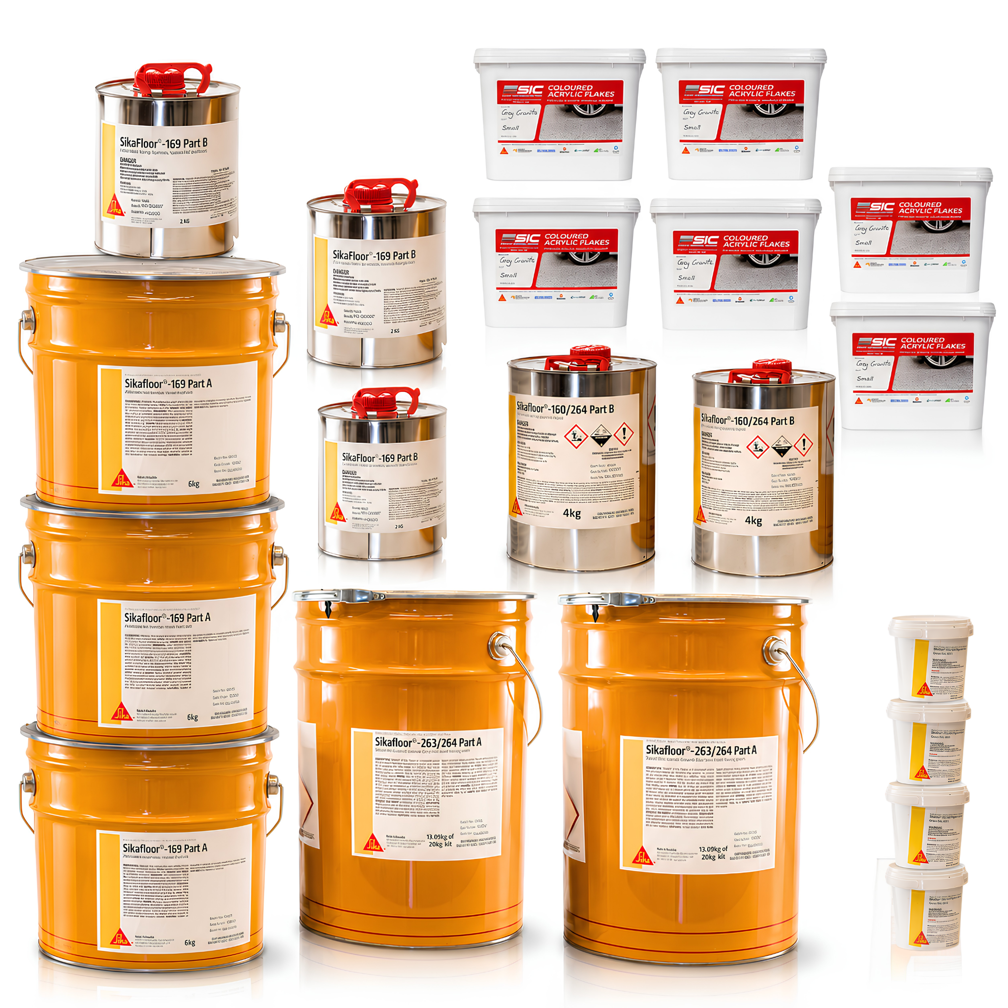 Sikafloor Full Epoxy Flake Package 70sqm