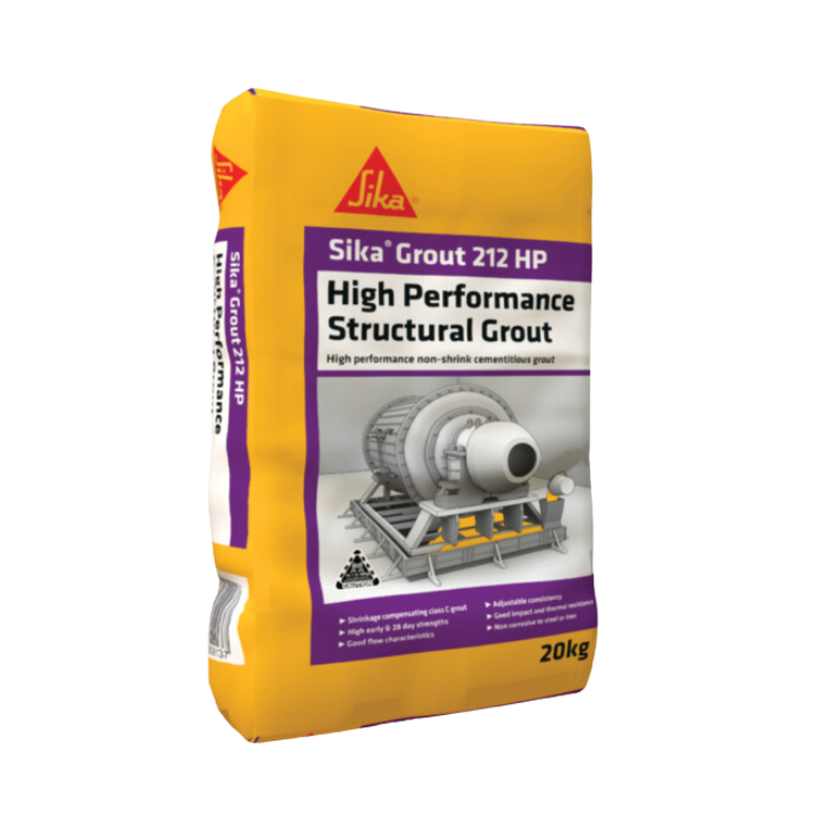 SikaGrout 212HP high-performance grouting.
