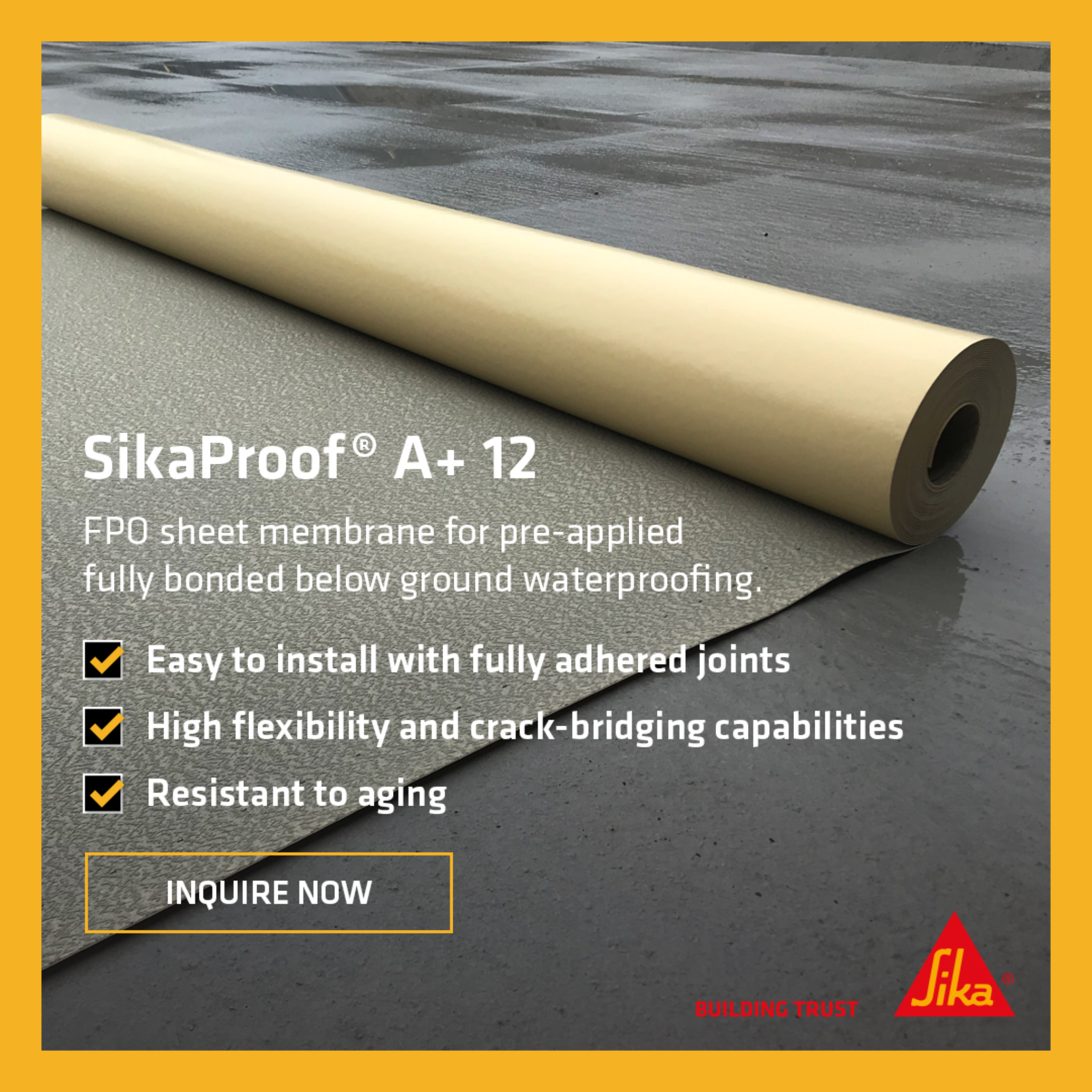 SikaProof A+ 12 FPO Sheet Membrane