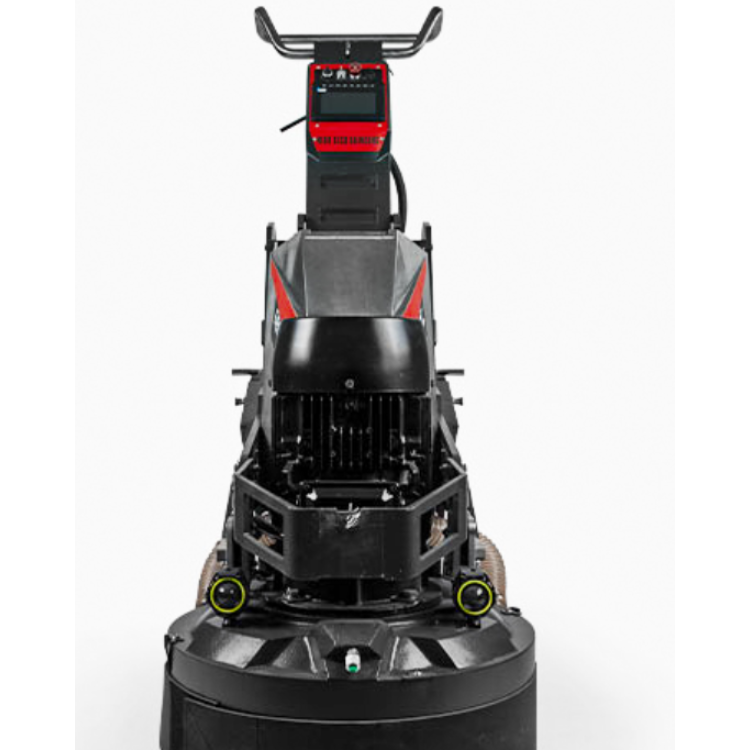 Xingyi HTG 680RC remote-controlled concrete floor grinder.