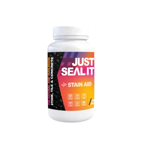 JUSTSEALIT Stain Aid cleaner for organic stains on stone, tile, and concrete