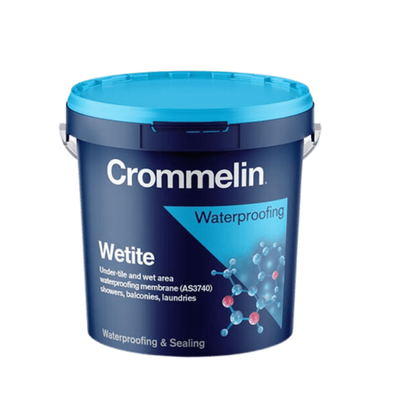 Wet area waterproofing membrane – Crommelin Wetite