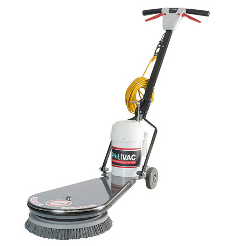 Polivac Electric Shark Under-Gondola Scrubber with low-profile design and quick-release brush system.