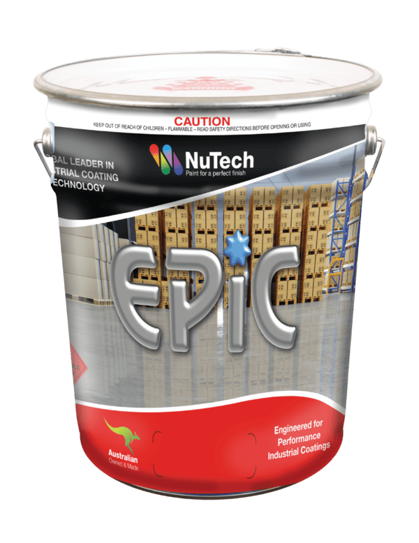 Nutech EPiC Epoxy for premium floor coating.