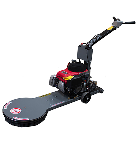 Gas Shark Scrubber with 13 HP Honda engine and low-profile design for hard-to-reach spaces.