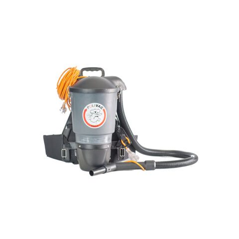 Polivac Koala Backpack Vacuum Cleaner with ergonomic design and versatile accessories.