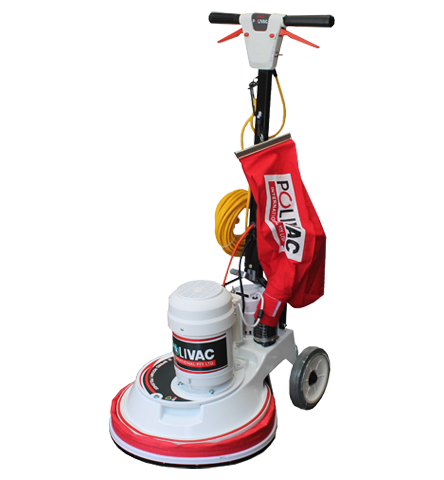 Polivac PV25TS Two-Speed Suction Polisher and Scrubber for versatile floor cleaning