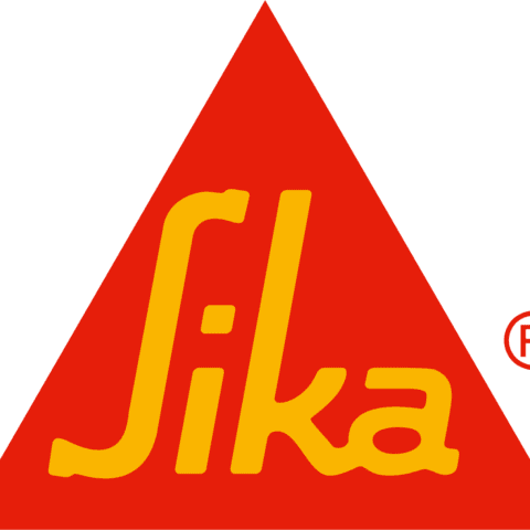 sika logo with rerd background