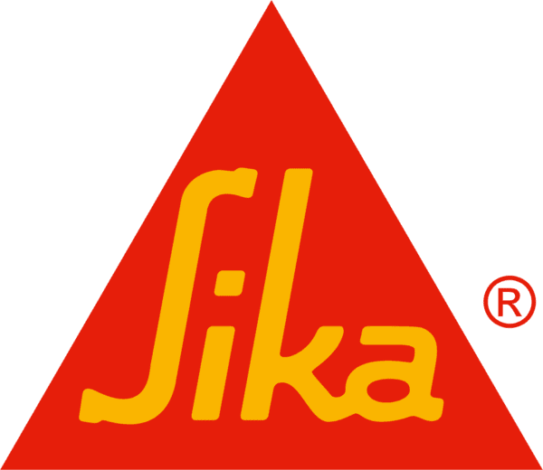 sika logo with rerd background