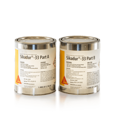 Sikadur 33 for high-strength epoxy adhesive for concrete repair