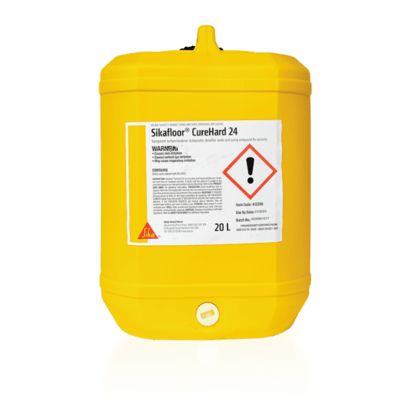 Sikafloor Curehard 24 for concrete surface hardening and dustproofing